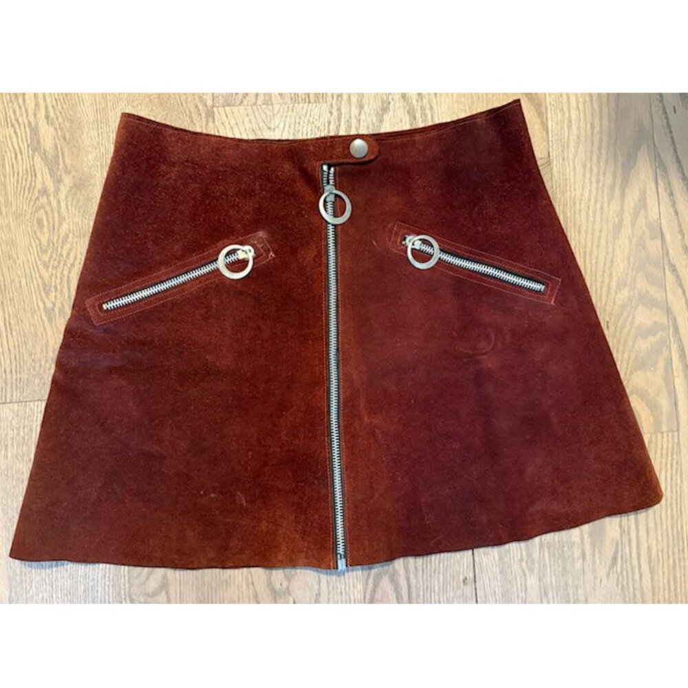 Vintage Suede Mini with Zippers